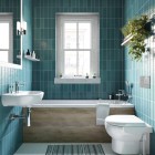 Deante Jasmin umywalka ścienna 45,7x36,4 cm biała CDJ_6U4W