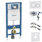 Geberit Duofix DuoFresh stelaż podtynkowy 5w1 kompletny gotowy do montażu przycisk Sigma20 biały mat/chrom 46413