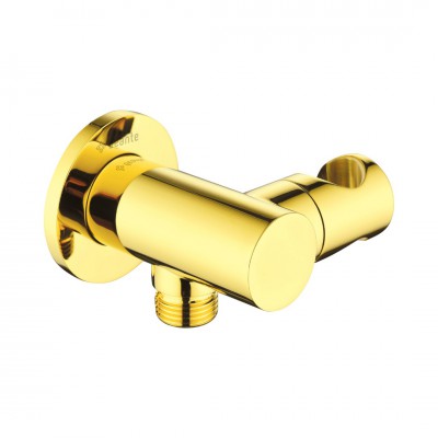 Deante Cascada przyłącze kątowe z uchwytem złoty połysk NAC_Z57K