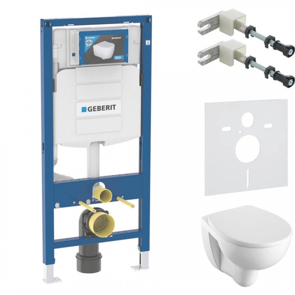 Geberit Duofix Rekord zestaw WC podtynkowy 4w1 46443