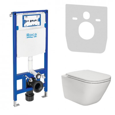 Roca Duplo Gap Square zestaw podtynkowy 4w1 45453 Roca Duplo Gap Square zestaw podtynkowy 4w1 45453