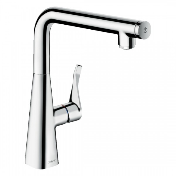 Hansgrohe Metris Select bateria kuchenna z obrotową wylewką chrom 14847000