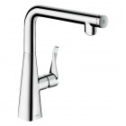 Hansgrohe Metris Select bateria kuchenna z obrotową wylewką chrom 14847000