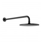 Omnires deszczownica okrągła 25 cm z ramieniem ściennym grafit WGSET1GR