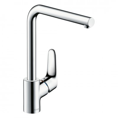 Hansgrohe Focus bateria kuchenna z obrotową wylewką chrom 31817000