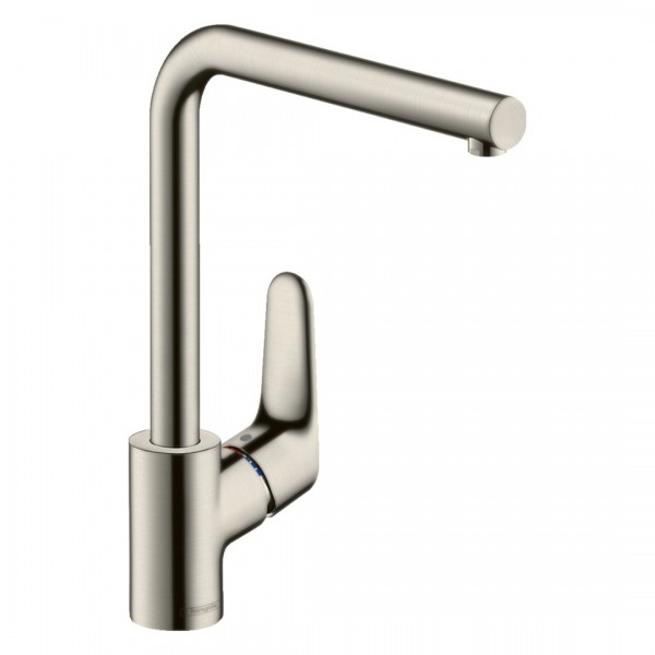 Hansgrohe Focus bateria kuchenna z obrotową wylewką stal 31817800