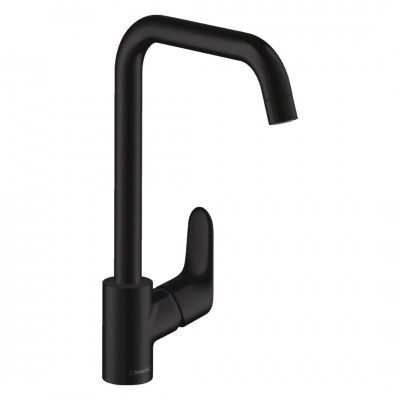 Hansgrohe Focus M41 bateria kuchenna stojąca czarny mat 31820670