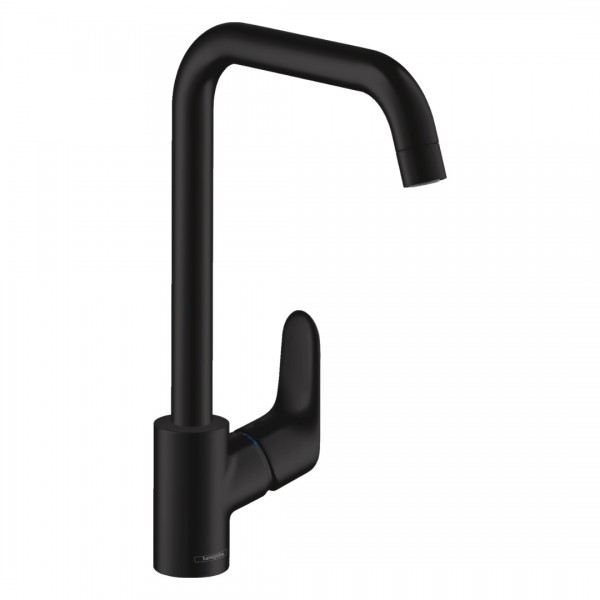 Hansgrohe Focus M41 bateria kuchenna stojąca czarny mat 31820670