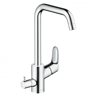 Hansgrohe Focus bateria kuchenna z zaworem odcinającym 31823000
