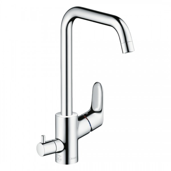 Hansgrohe Focus bateria kuchenna z zaworem odcinającym 31823000
