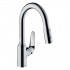 Hansgrohe Focus M42 bateria kuchenna stojąca z wyciąganą wylewką chrom 71801000