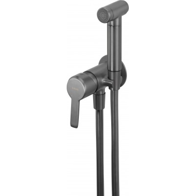 OUTLET Deante Arnika Titanium bateria bidetowa podtynkowa ze słuchawką typu bidetta BQA D34M