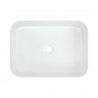 Deante Hiacynt umywalka 50x36 cm nablatowa prostokątna biała CDY_6U5S