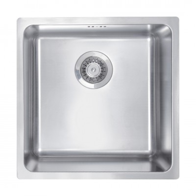 Deante Egeria zlewozmywak podblatowy 1-komorowy satynowy 44x44 cm ZPE 010B