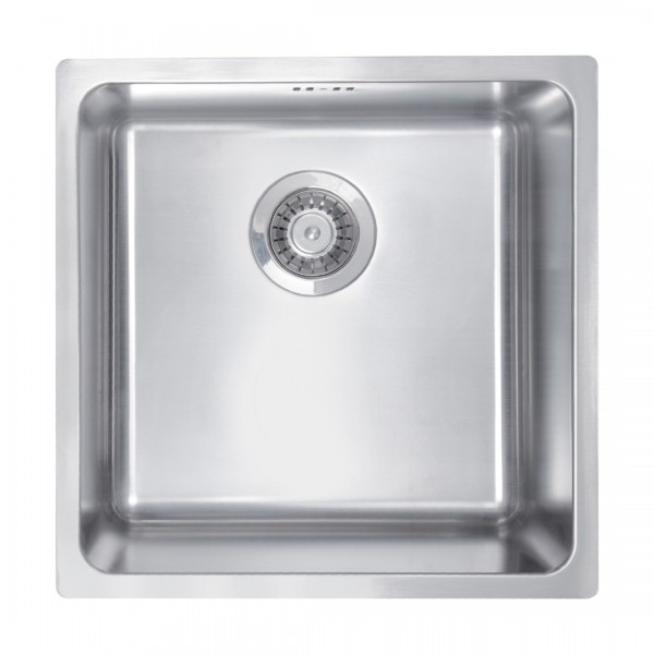 Deante Egeria zlewozmywak podblatowy 1-komorowy satynowy 44x44 cm ZPE 010B