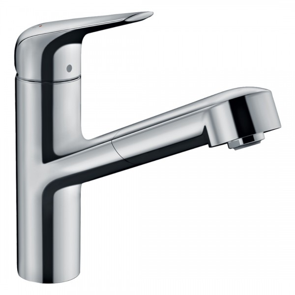 Hansgrohe Focus M42 bateria kuchenna z wyciąganą wylewką chrom 71814000