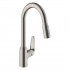 Hansgrohe Focus M42 bateria kuchenna z wyciąganą wylewką stal szlachetna 71820800