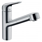 Hansgrohe Focus M42 bateria kuchenna z wyciąganą wylewką chrom 71814000