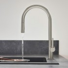 Hansgrohe Talis M54 bateria kuchenna z wyciąganą wylewką stal 72800800
