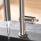 Hansgrohe Talis M54 bateria kuchenna z wyciąganą wylewką stal 72800800