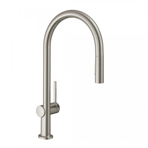 Hansgrohe Talis M54 bateria kuchenna z wyciąganą wylewką stal 72800800