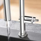 Hansgrohe Talis M54 bateria kuchenna z wyciąganą wylewką chrom 72800000