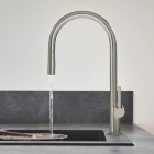 Hansgrohe Talis M54 bateria kuchenna z wyciąganą wylewką stal 72801800