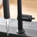 Hansgrohe Talis M54 bateria kuchenna z wyciąganą wylewką czarny mat 72801670