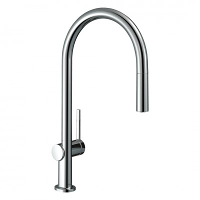 Hansgrohe Talis M54 bateria kuchenna z wyciąganą wylewką chrom 72803000