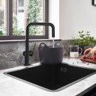 Hansgrohe Talis M54 bateria kuchenna stojąca czarny mat 72806670