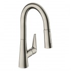 Hansgrohe Talis M51 bateria kuchenna stojąca z wyciąganą wylewką stal 72815800
