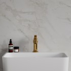 Omnires Art Deco bateria umywalkowa stojąca retro złoty połysk AD5111GL