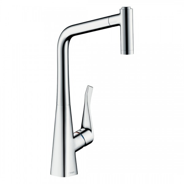Hansgrohe Metris bateria kuchenna z wyciąganą wylewką chrom 14820000