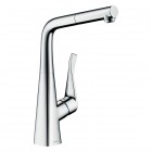 Hansgrohe Metris bateria kuchenna z wyciąganą wylewką chrom 14821000