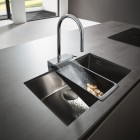 Hansgrohe Aquno Select M81 bateria kuchenna stojąca z wyciąganą wylewką chrom 73831000