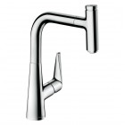 Hansgrohe Talis Select M51 bateria kuchenna stojąca z wyciąganą wylewką chrom 73852000