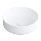 Omnires Tulsa umywalka nablatowa okrągła 36 cm biały mat TULSA355BM