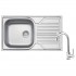 Deante Legato zlewozmywak stalowy 76x43,5 cm z baterią kuchenną chrom ZELA0113
