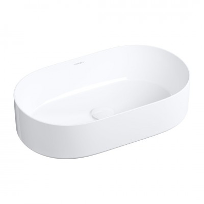 Omnires Mesa umywalka nablatowa 53x32 cm biały połysk MESA530BP