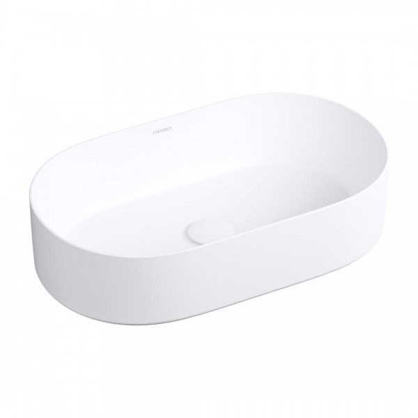 Omnires Mesa umywalka nablatowa 53,5x31,5 cm biały mat MESA530BM