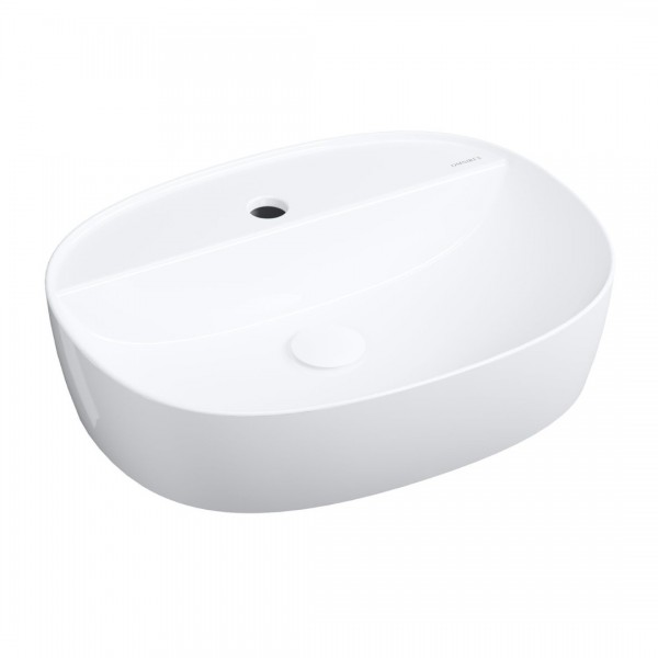 Omnires Atlanta umywalka nablatowa 50x39 cm biały połysk ATLANTA505BP