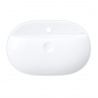 Omnires Atlanta umywalka nablatowa 60,5x40 cm biały połysk ATLANTA610BP