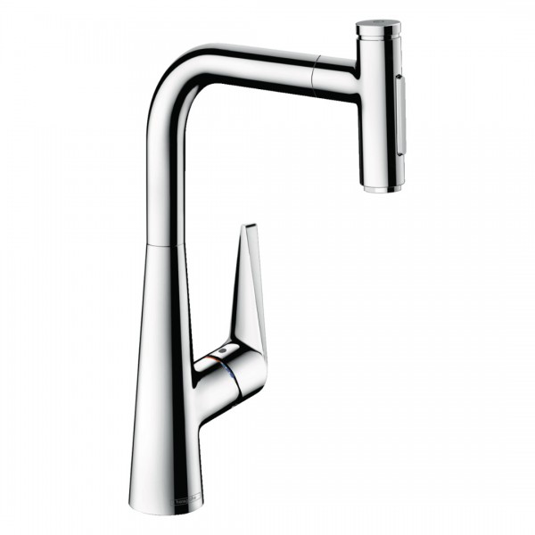 Hansgrohe Talis Select M51 bateria kuchenna stojąca z wyciąganą wylewką chrom 73867000