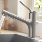 Hansgrohe Zesis M33 bateria kuchenna stojąca z wyciąganą wylewką stal 74800800
