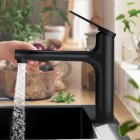 Hansgrohe Zesis M33 bateria kuchenna stojąca z wyciąganą wylewką czarny mat 74801670