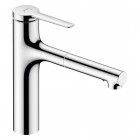 Hansgrohe Zesis M33 bateria kuchenna stojąca z wyciąganą wylewką chrom 74801000