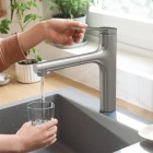 Hansgrohe Zesis M33 bateria kuchenna stojąca z wyciąganą wylewką stal 74801800