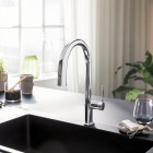 Hansgrohe Aqittura M91 bateria kuchenna stojąca z filtrem chrom 76803000