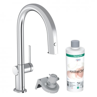 Hansgrohe Aqittura M91 bateria kuchenna stojąca zestaw startowy chrom 76801000