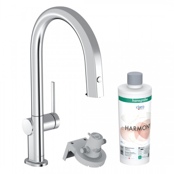 Hansgrohe Aqittura M91 bateria kuchenna stojąca zestaw startowy chrom 76801000